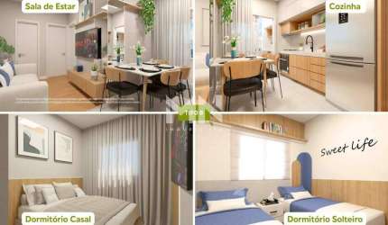 Apartamento na planta à venda, 2 quartos, 1 vaga, Caguassu - Sorocaba/SP