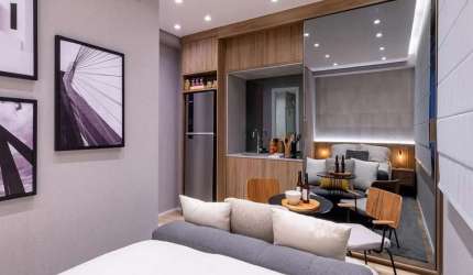 BELEM - STUDIO DE 21M² - ANDAR ALTO E VISTA LIVRE, COM LAZER COMPLETO PERTINHO DO METRÔ