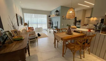 Apartamento com 2 suítes a 100 metros do mar na Praia Brava de Itajaí
