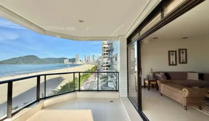 Aparatmento frente mar no Edifício Aquidabã em Balneário Camboriú com 3 suítes