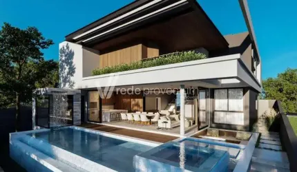 Casa em condomínio fechado com 5 quartos à venda na Rua das Palmas, 1, Alphaville Dom Pedro, Campinas, 388 m2 por R$ 6.100.000