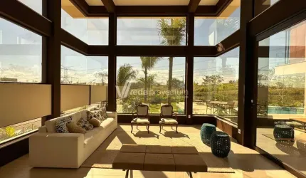 Casa em condomínio fechado com 4 quartos à venda na Rua das Palmas, 1, Alphaville Dom Pedro, Campinas, 445 m2 por R$ 5.800.000