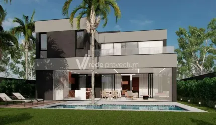 Casa em condomínio fechado com 4 quartos à venda na Rua das Palmas, 1, Alphaville Dom Pedro, Campinas, 360 m2 por R$ 4.290.000