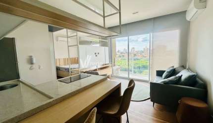 Apartamento com 1 quarto para alugar na Rua Alecrins, 370, Cambuí, Campinas, 39 m2 por R$ 4.200
