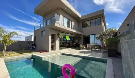 Casa em condomínio fechado com 4 quartos à venda na Rua Viareggio, 153, Gran Park, Vespasiano por R$ 2.500.000