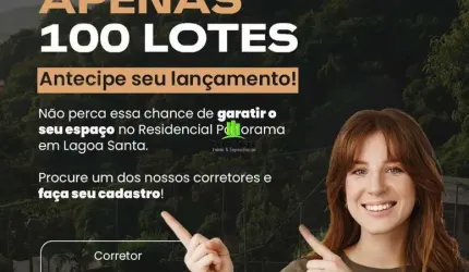 Terreno à venda na Um, 1, Residencial Visão, Lagoa Santa por R$ 221.340