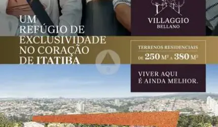 Terreno à venda na Avenida Benedito Alves Barbosa Sobrinho, Residencial Reserva Bellano, Itatiba, 250 m2 por R$ 222.000