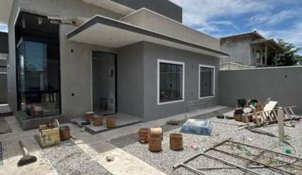 Atlântica imóveis tem excelente Casa com 3 dormitórios para venda, R$ 480.000.00 - Mar y lago - Rio das Ostras/RJ