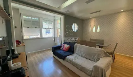 A VENDA APARTAMENTO RENOVADO, SALA, 2 QUARTOS, COZINHA COM MÓVEIS PLANEJADOS, DEPENDÊNCIAS COMPLETAS, 1 VAGA DE GARAGEM