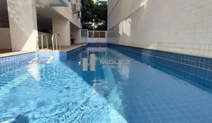Cobertura duplex maravilhosa com terraço, piscina em condomínio de luxo - Rua Araújo Pena - Varandão, Sala, 3 quartos/1 suíte, 2 banheiros sociais, 2 vagas na escritura demarcadas - Tijuca - Código: 1