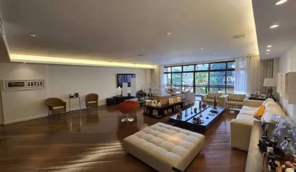 APARTAMENTO A VENDA RUA DEZOITO DE OUTUBRO - PLANTA MAGNÍFICA COM 4 VARANDAS, 4 QUARTOS SENDO 2 SUÍTES,  COPA COZINHA, 2 DEPENDÊNCIAS - 340 M² - 3 VAGAS NA ESCRITURA