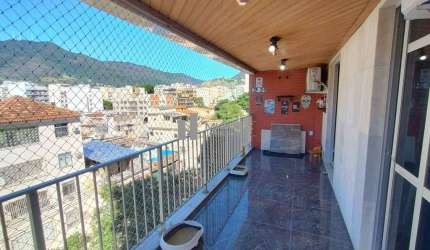 Apartamento a venda varanda 2 quartos com 1 suite totalmente modernizado - Senador Muniz Freire - Vila Isabel
