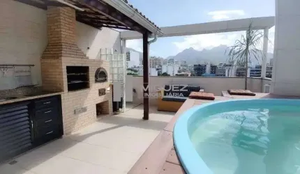 Cobertura Duplex na Tijuca | 165m² | Vista Livre | Piscina Privativa | Churrasqueira | Suíte com Hidro | 2 Vagas | Reformada e Pronta para Morar | Próxima ao Metrô São Francisco Xavier!