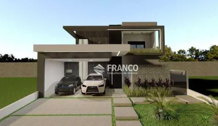 Sobrado em construção, com 4 dormitórios à venda, 245 m² - Condomínio Residencial Green Park - Taubaté/SP