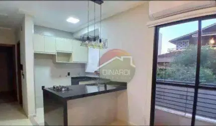 Apartamento com 1 dormitório para alugar, 51 m² por R$ 2.276/mês - Jardim Paulista - Ribeirão Preto/SP