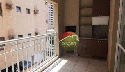 Apartamento com 3 dormitórios para alugar, 100 m² por R$ 3.327,81/mês - Jardim Paulista - Ribeirão Preto/SP