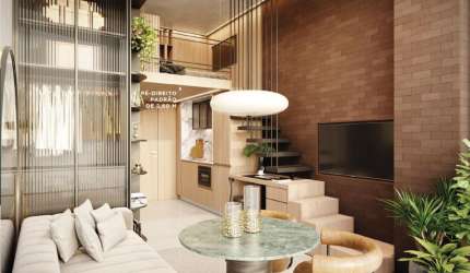 Aptos de 24m² a 194m² com Pé direito de 3,70m em Moema