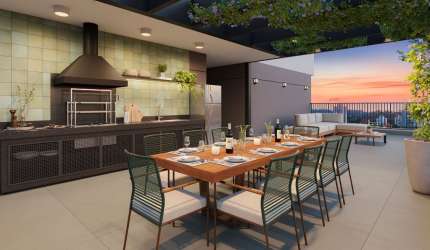 Apto de 24 a 29m² com terraço em Pinheiros