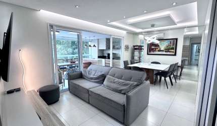 Lindo apartamento à venda em Vila Romana, com 144 metros, 4 vagas de garagem.