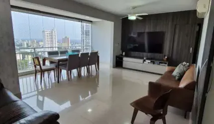 Venda de apartamento de luxo no Villagio Salerno, Cuiabá-MT: 3 quartos, 1 suíte, 3 salas, 2 vagas de garagem, 118m².