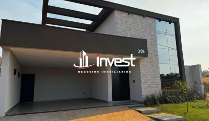 Casa oportunidade em um dos melhores condomínio fechados de alto padrão de Uberaba, Damha 3 com 4 quartos e piscina