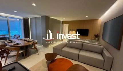 Apartamento com 3 suítes, varanda gourmet com churrasqueira, área de lazer completa.