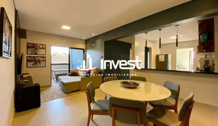 Belíssimo apartamento mobiliado com dois dormitórios sendo uma suíte bairro Santa Maria disponível para venda