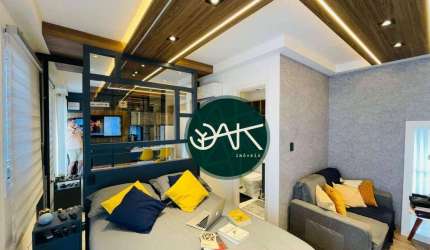 Apartamento com 1 dormitório à venda, 35 m² por R$ 590.000 - Condomínio Centro Empresarial Taquari - São José dos Campos/SP