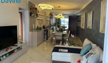 970mil - lindo apartamento - andar alto - vista mar - sacada com churrasqueira - fino acabamento nos planejados
