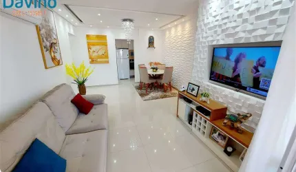 890mil - Apartamento 85m area util - 2 vagas 2 suites - lazer completo sacada com churrasqueira 50m do mar do Canto do forte