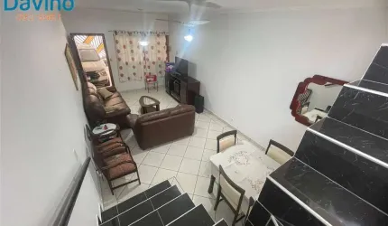 780MIL - Belíssimo Sobrado 3 Dormitórios sendo 1 Suite - Quintal Grande -  Mobiliado  100 metros da Praia da Guilhermina.