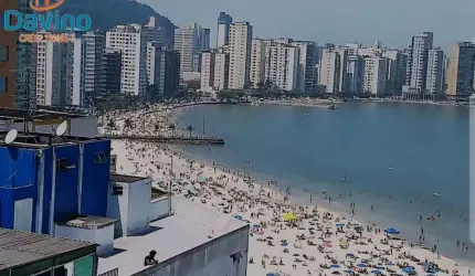 169.900 - linda kitnet mobiliada - frente mar Praia do Gonzaguinha, São Vicente.