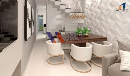 Excelente casa geminada com 135m² para venda em um dos melhores bairros de Betim.