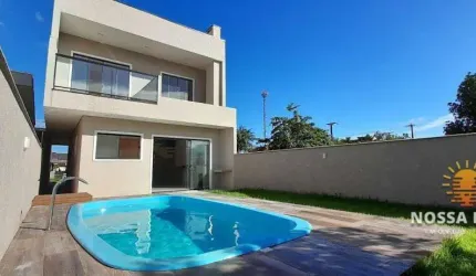 Sobrado com 3 dormitórios à venda, 140 m² por R$ 734.900,00 - Volta Ao Mundo I - Itapoá/SC