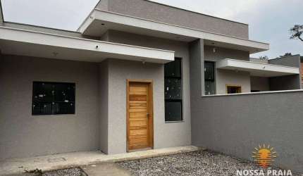 Casa com 2 dormitórios à venda, 63 m² por R$ 310.000,00 - Princesa do Mar - Itapoá/SC