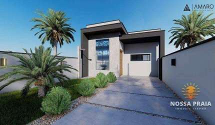 Casa com 2 dormitórios à venda, 65 m² por R$ 341.000,00 - Princesa do Mar - Itapoá/SC
