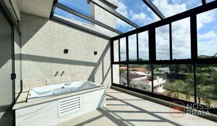 Cobertura a apenas 300 metros do mar à venda, 147 m² por R$ 620.000 - Princesa do Mar - Itapoá/SC