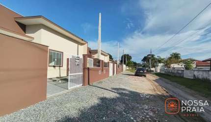 Casa com 2 dormitórios à venda, 42 m² por R$ 360.000 - Cambiju - Itapoá/SC