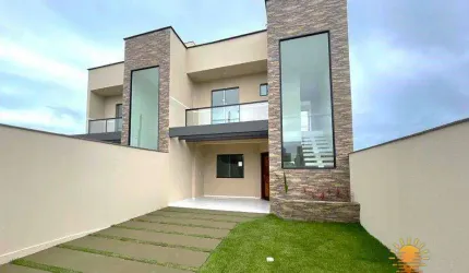 Sobrado com 3 dormitórios à venda, 106 m² por R$ 590.000,00 - Barra do Saí - Itapoá/SC