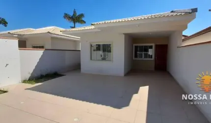 Casa nova a 400 metros da praia com 3 dormitórios à venda, 95 m² por R$ 480.000 - Princesa do Mar - Itapoá/SC
