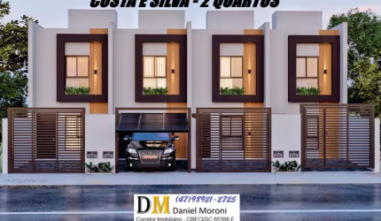 Lindo Geminado com 2 Quartos no Costa e Silva - Joinville/SC