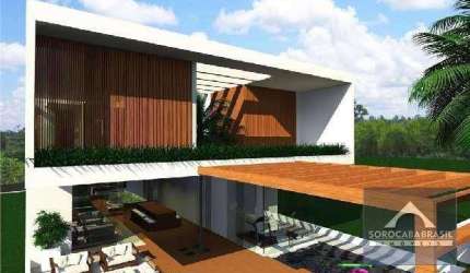 Sobrado com 4 dormitórios à venda, 450 m² por R$ 2.510.000 - Condomínio Sunset Village - Sorocaba/SP, próximo ao Shopping Iguatemi.