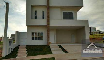 Sobrado com 3 dormitórios à venda, 330 m² por R$ 1.600.000 - Condomínio Chácara Ondina - Sorocaba/SP, próximo ao Shopping Granja Olga.