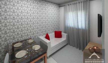 Apartamento com 1 dormitório à venda, 32 m² por R$ 140.000,00 - Wanel Ville - Sorocaba/SP