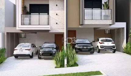 Sobrado com 3 dormitórios à venda, 135 m² por R$ 980.000,00 - Condomínio Morada das Flores - Cambé/PR