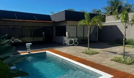Área de Lazer em Cambé, com área gourmet e piscina.
