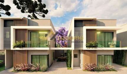 EXCELENTE SOBRADO NOVO!!! 03 QTOS., SUÍTE, ARQUITETURA MODERNA