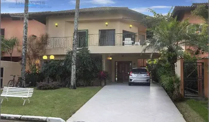 Casa Frente ao Mar com 4 Suítes, 594m² por R$ 3.000.000 - Bougainville - Bertioga/SP