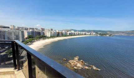 Cobertura Icarai frente para o mar com 530m2 e 4 vagas
