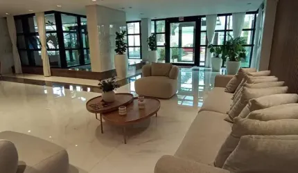 Apartamento NOVO a venda, 150,00 m² privativos, 02 suítes + 01 quarto, 03 vagas de garagem, Ampla área de Lazer, no Maria Goretti, Chapecó.